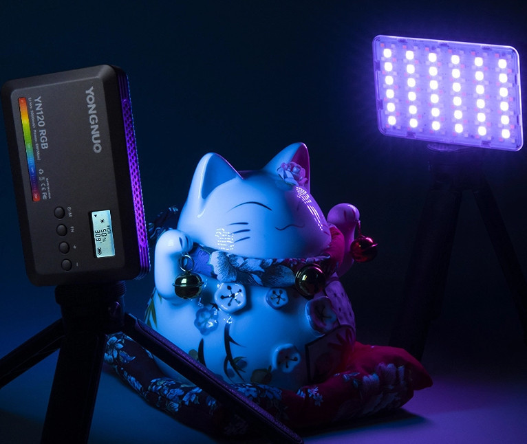 Відеосвітло портативне RGB CRI 95+ 2500K-9900K Yongnuo YN120RGB Київ - фото 4