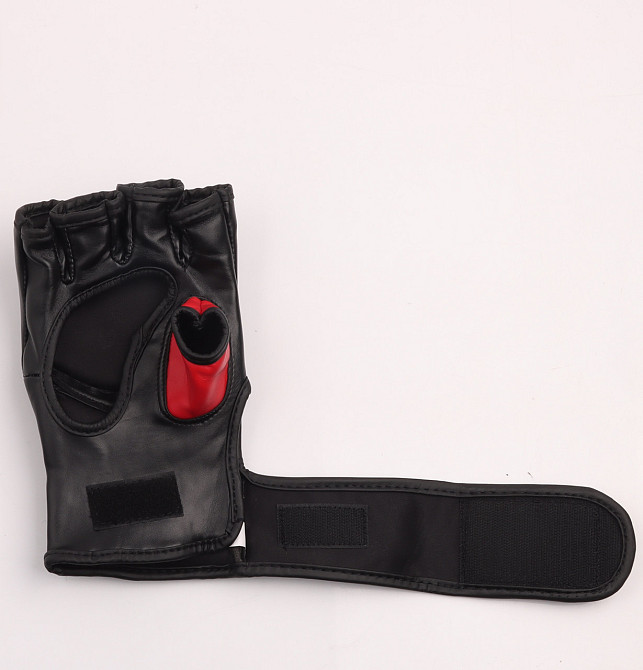 Рукавиці для MMA PowerPlay 3093 Чорні L Каменское - изображение 7