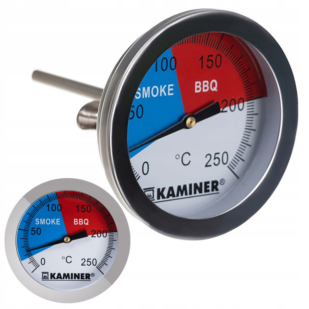 Термометр для гриля та коптильни от 0°С до +250°С Kaminer (1881) Нововолинськ - фото 1