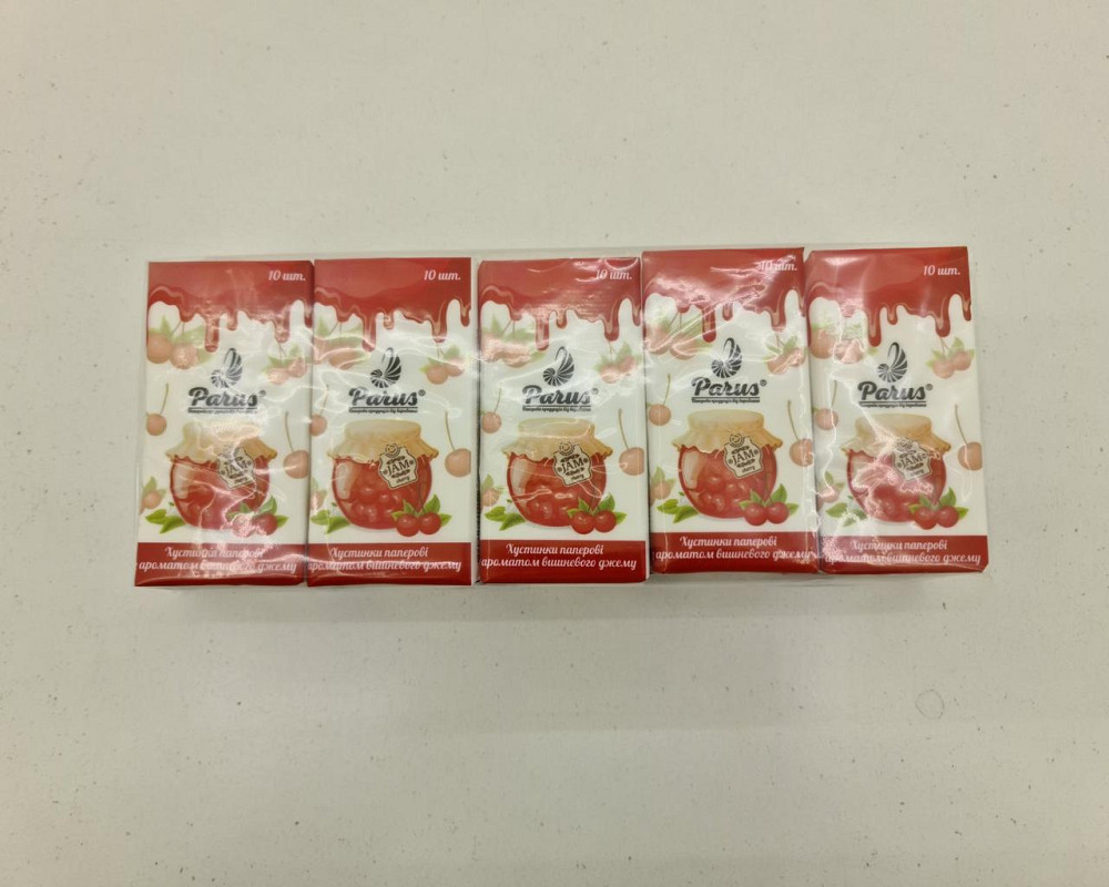 Паперовий носовичок 2х шаровий (Вишня) Одеса (6 шт) Харків - фото 3