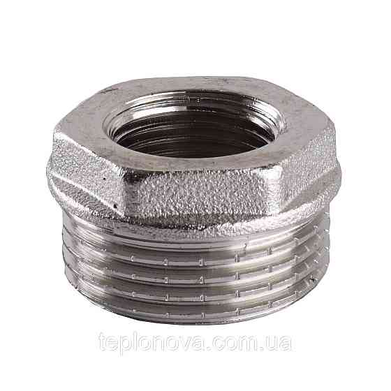 Футорка никелированная 1″НР х 1/2″ВР штампованная А0704-1А(нк) VA Черновцы