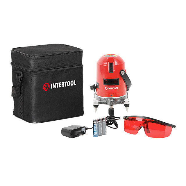 Лазерний рівень INTERTOOL MT-3009, 2 лазерні головки - для внутрішніх робіт Львів - фото 10