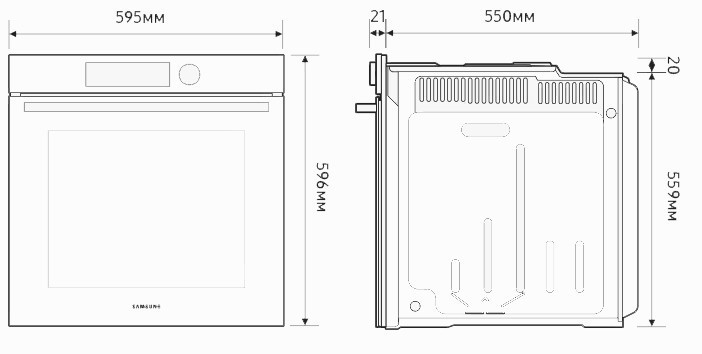 Духова шафа Samsung NV7B4445UAS/WT ( 26424 ) Харків - фото 1