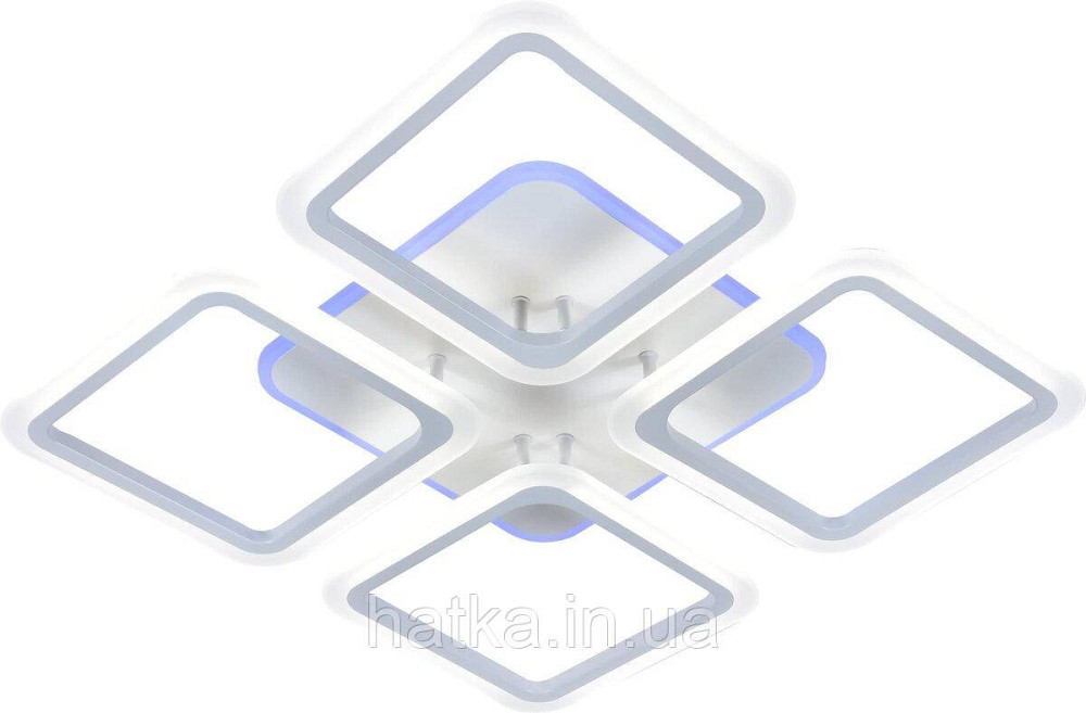 Люстра світлодіодна акрілова Sirius LI8822/4A WH (RGB) 112W+8W Київ - фото 2