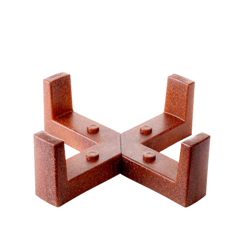 Вазон Осло зі вставкою та декоративною підставкою 24см білий Алеана Житомир - фото 3