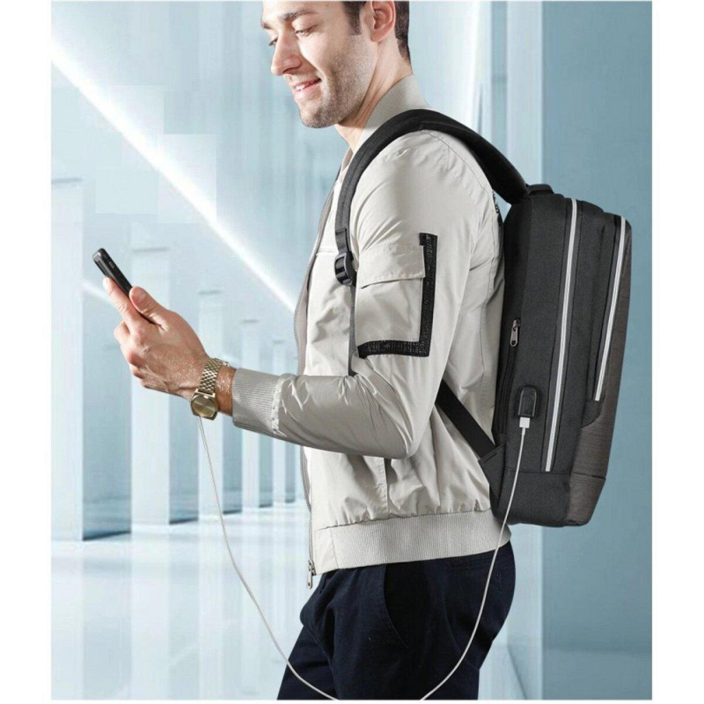 Рюкзак Tigernu 15.6" сірий Київ - фото 2