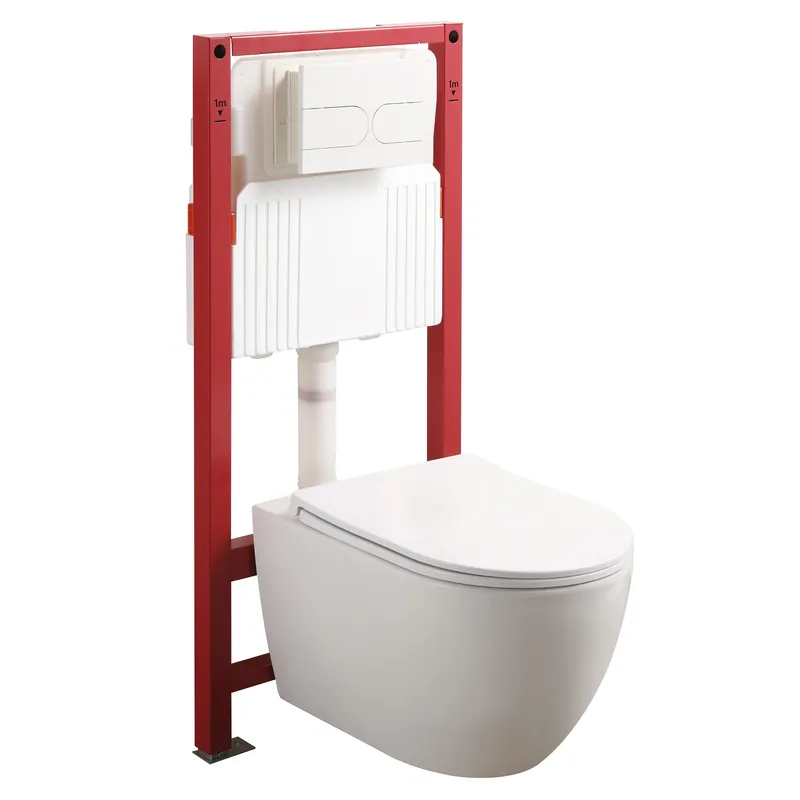 Комплект: Mixxus Premium Ellipse-SET-2101 (в 2 ящ) Унитаз система смыва Tornado 3.0+ Инсталляция Koer KT-0404 + панель KT-0604-03 Киев - изображение 1