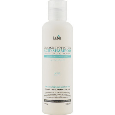 Шампунь La'dor Damage Protector Acid Shampoo Бесщелочной с pH 4.5 150 мл (8809500810605) Винница - изображение 1