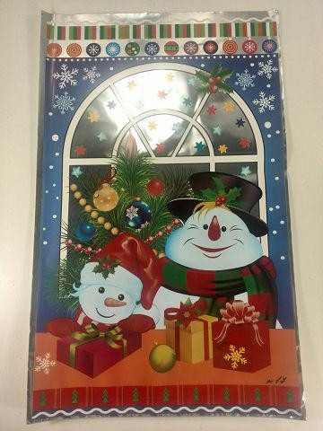 Упаковка новогодняя для конфет и подарков (25*40) №17 Снеговики (100 шт) Харьков - изображение 1