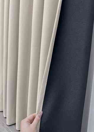 Комплект штор VR-Textil Блекаут двосторонній Scandi № 1902ш Таш 120х270 см 2 шт (39-940) Київ