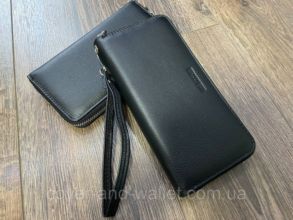 Мужской кожаный кошелёк клатч на молнии Marco Coverna M38-3 Киев - изображение 9