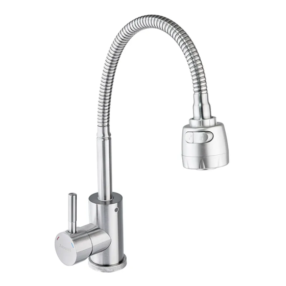 Кухонний змішувач Armata SUS-011(N) Reflector з нержавіючої сталі без підводки (CH6186) Харків