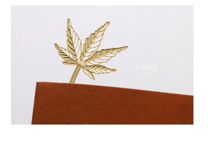 Закладка книжкова Кленовий лист Київ - фото 2