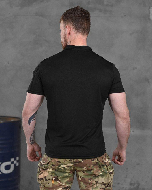 Тактична поло Klichko black ЛГ7546 Одеса - фото 8