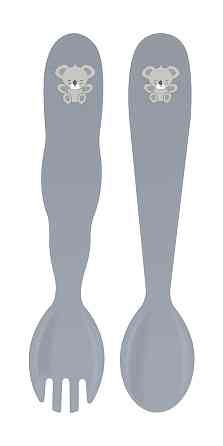 Дитячий набір столових приборів Tramontina Baby Le Petit gray, 2 предмети (6710906) Київ
