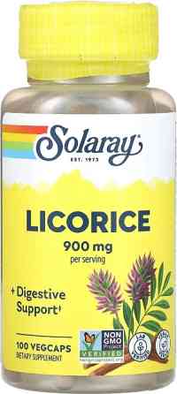 Корень солодки Solaray Organically Grown Licorice 450 мг 100 капс Киев