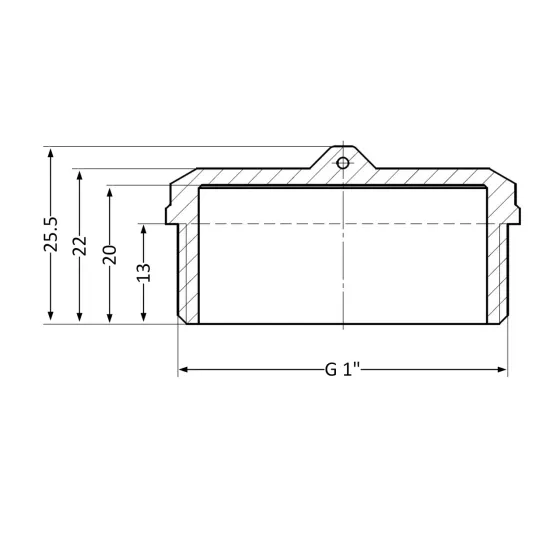 Заглушка Thermo Alliance Standart 1" НР SD40325 Київ