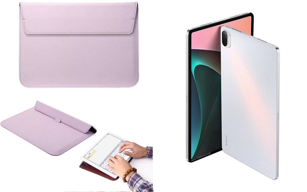 Чохол-конверт VitoCase для Xiaomi Mi Pad 5 10.9, Mi Pad 5 Pro 10.9, з функцією підставки для планшета Фіолетовий Київ - фото 1