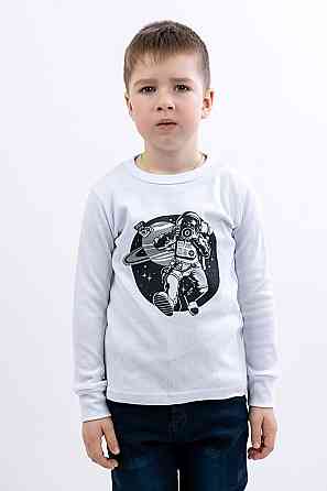 Світшот дитячий, білий топ 116 Крохатушка одяг Київ