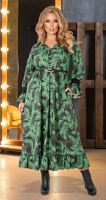 Стильное длинное платье большого размера (54) Киев - изображение 6