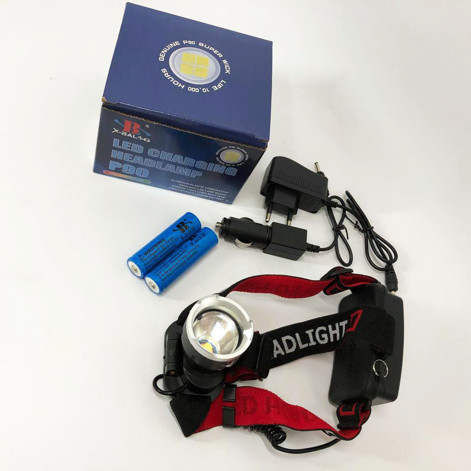 Налобный фонарь для автомеханика X-Balog, Мощный фонарь на голову Компактный налобный PU-12 Львов - изображение 7