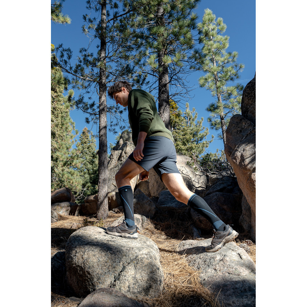 Водонепроникні шкарпетки Dexshell Longlite Socks 2.0, блакитні полоски, розмір S (36-38) Київ - фото 3