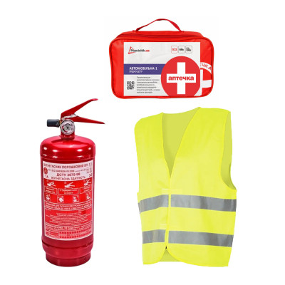 Набір техдопомоги Poputchik з Аптечкою АМА1 ДСТУ (ВП-2+Аптечка+Жилет) (33-029-IS) Вінниця - фото 1