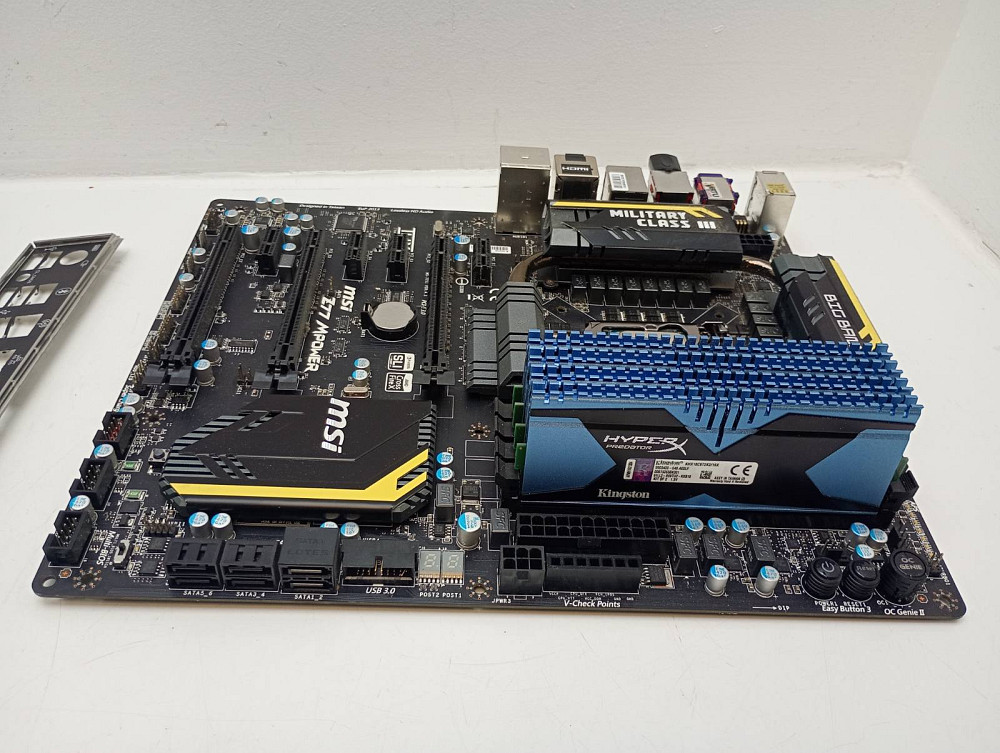 Комплект: материнська плата MSI Z77 MPOWER + i7-3770K + 32Gb DDR3 Kingston HyperX Predator (1866MГц) (товар вживаний) Луцк - изображение 5