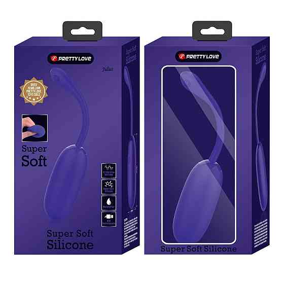 Виброяйцо PRETTY LOVE JULIUS EGG Purple 12 function vibrations Sex Aura Киев
