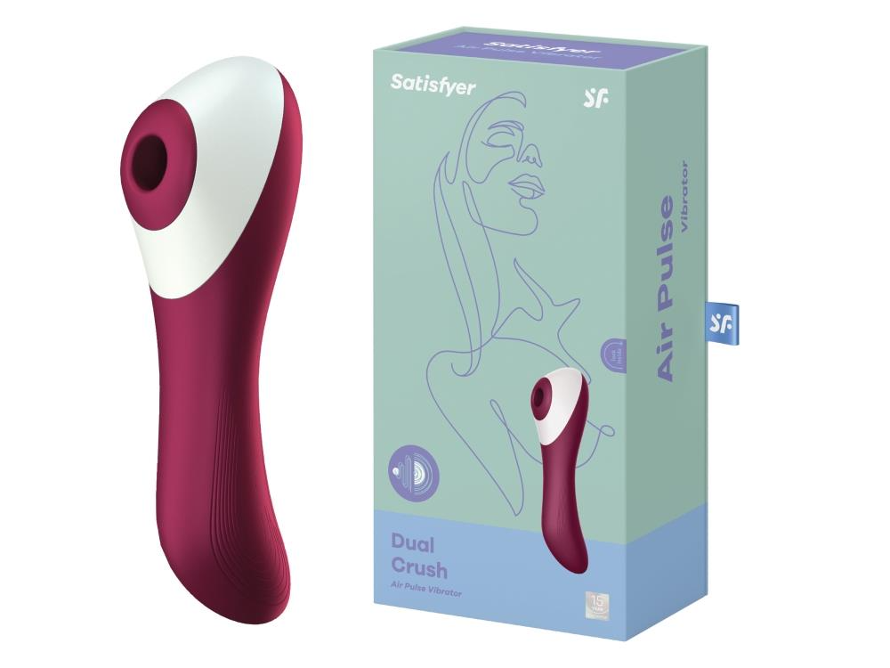 Вакуумний стимулятор Satisfyer Dual Crush Sex Aura Київ - фото 1