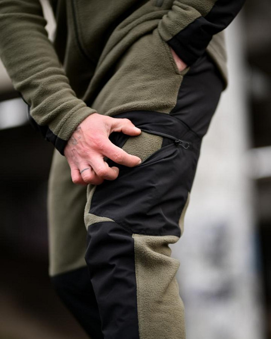 Флисовый спортивный тактический костюм TARANTUL  oliva/black ТР6552 Одесса - изображение 18