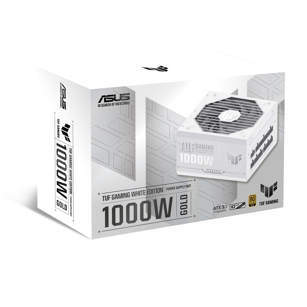 Блок живлення Asus TUF-GAMING-1000G-WHITE PCIE5 1000W Gold (90YE00S5-B0NA00) ( Білий ) Харьков - изображение 14