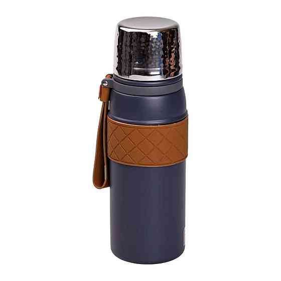 Синий термос 700 мл из нержавеющей стали Киев