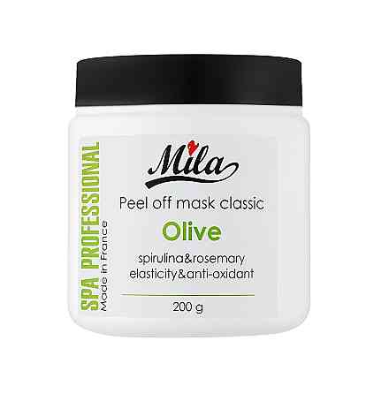 Альгинатная маска против морщин Оливка Peel Off Mask Olive Mila Perfect 200 г Винница