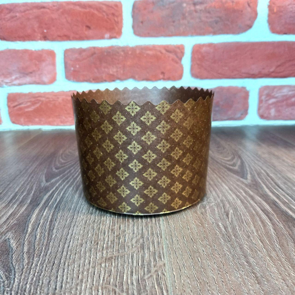 Форми для пасок 400–500 г d130×h85 мм італійські, паперові, 50 шт для великодньої випічки Харків - фото 2