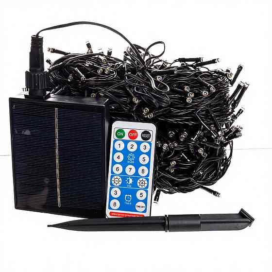 Вулична новорічна гирлянда 50 м, 500 LED, жовта Київ