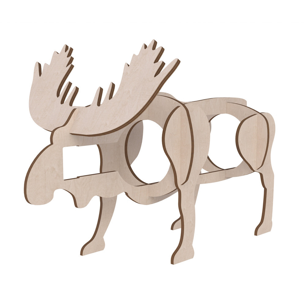 Подставка EKOSTAR для бутылки Лось 2 Киев - изображение 1