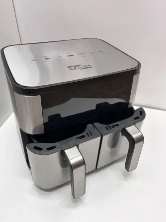 Фритюрница-аэрогриль Zepline ZP-209 4000Вт, 2 чаши по 6 л, антипригар, корпус из нержавеющей стали Киев