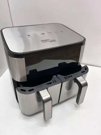 Фритюрница-аэрогриль Zepline ZP-209 4000Вт, 2 чаши по 6 л, антипригар, корпус из нержавеющей стали Киев - изображение 3