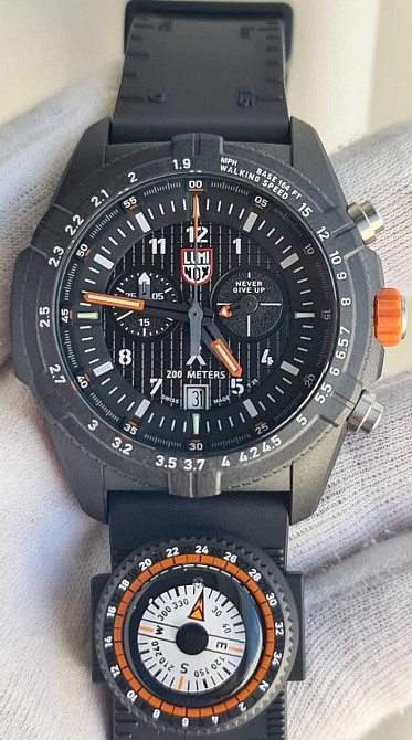 Мужские часы времени Luminox 3782 Bear Grylls 45mm Carbon Triririum. Киев - изображение 3