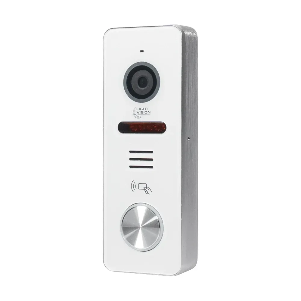 Відеопанель Light Vision RIO FHD(RF) Silver зі зчитувачем Mifare (82-00222) Киев - изображение 1