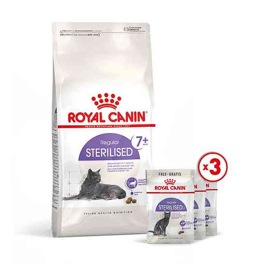 Корм для дорослих стерилізованих котів ROYAL CANIN STERILISED 7+ (віком від 7 років) 0.4 кг Київ