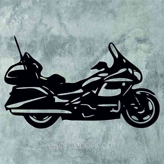 Декоративное настенное Панно «Байк» Декор на стену 70*55 см, Черный Киев