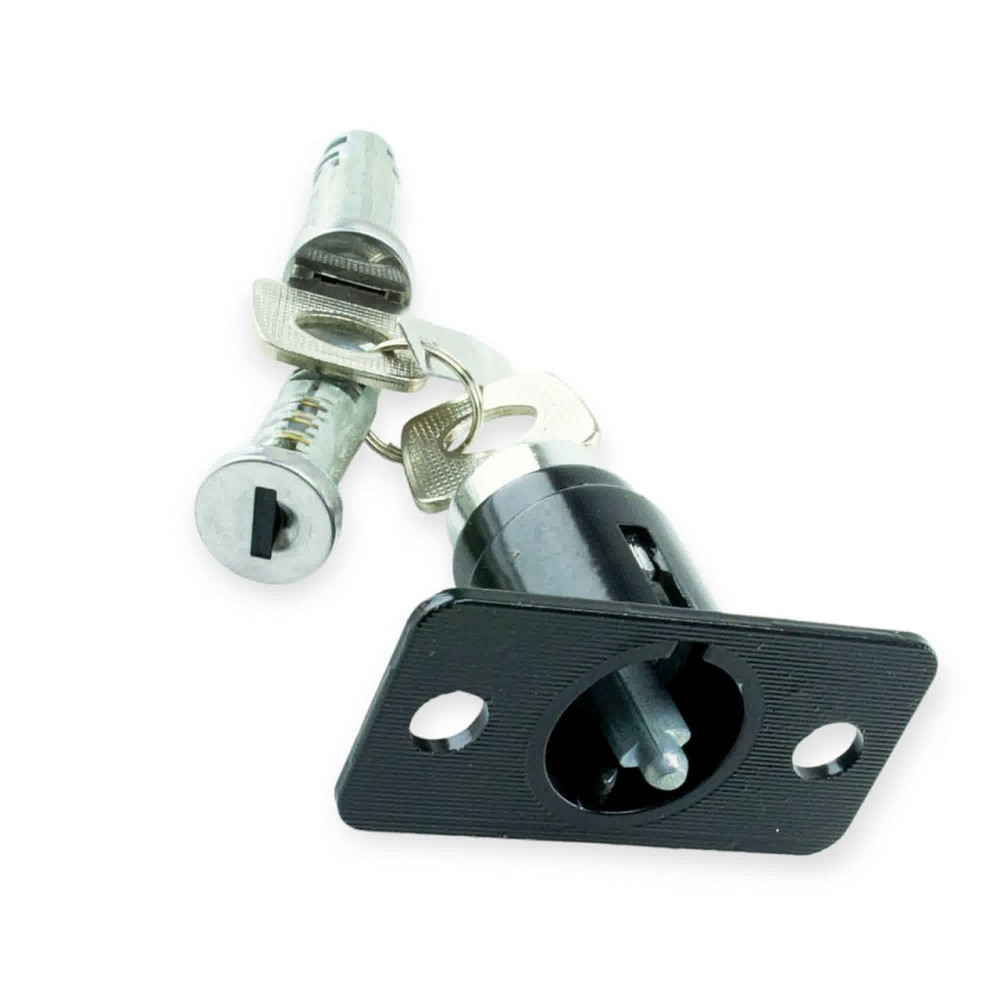 Замок 21099 с личинками дверей черный багажника Мукачево - изображение 2