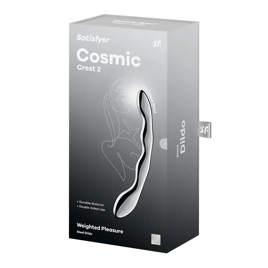 Металевий дилдо Satisfyer Cosmic Crest 2 Львів - фото 5