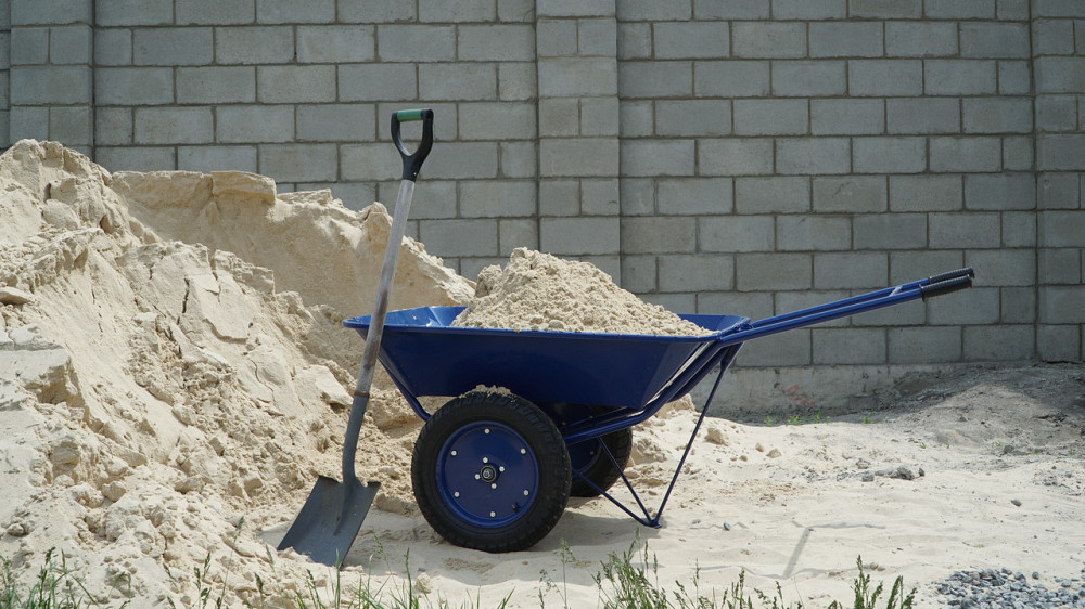 Тачка строительная Garden joys 390 Черная Тачка на двух колесах Тачка строительная усиленная двухколесная Белая Церковь - изображение 6