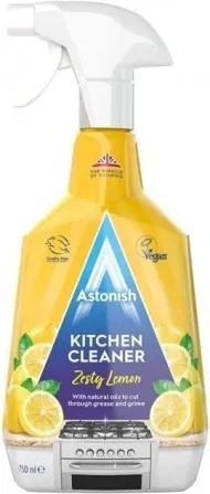 Спрей для чистки кухни із запахом лимона Astonish Kitchen Cleaner 750 мл. Львів - фото 1