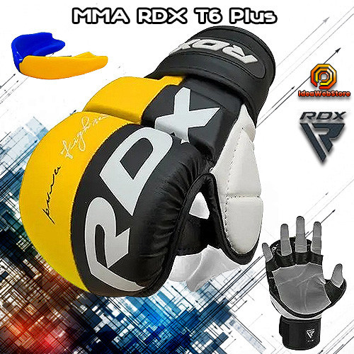 Рукавички для ММА RDX T6 Plus Rex Yellow XL професійні бойові перчатки для тренувань і змагань Київ - фото 7