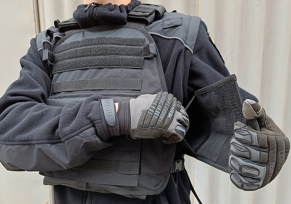 Плитоноска Pantsyr-2 (тактичний військовий жилет, бронежилет MOLLE) Чорний Коломыя - изображение 6