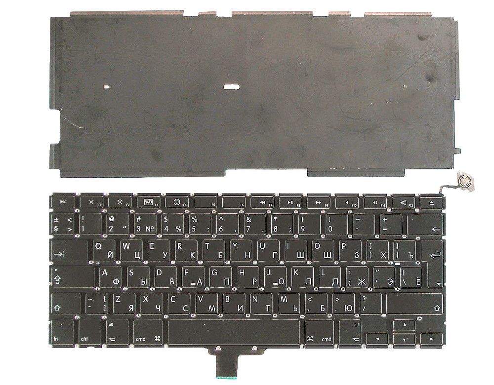 Клавиатура для ноутбука Apple MacBook Pro (A1278) Black, (No Frame), RU Вінниця - фото 4
